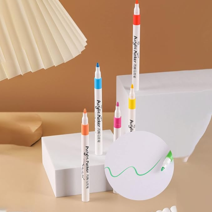 12/24/36/48/60/80/pcs Children Acrylic Market Pen
