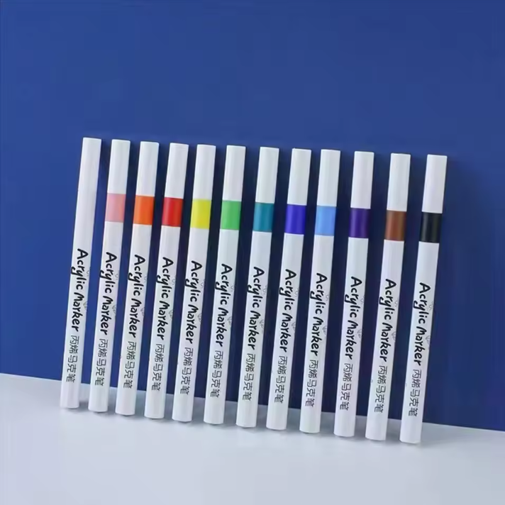 12/24/36/48/60/80/pcs Children Acrylic Market Pen