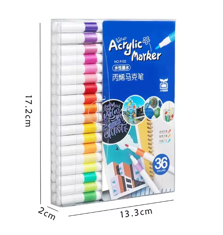 12/24/36/48/60/80/pcs Children Acrylic Market Pen