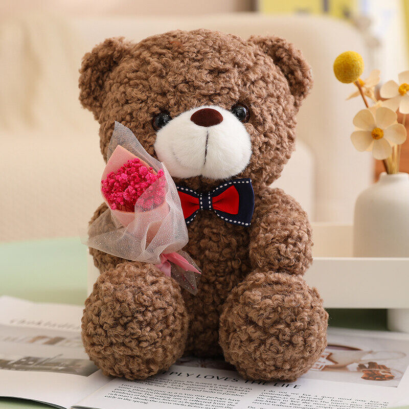 Teddy Bear Little Bear with Flowers