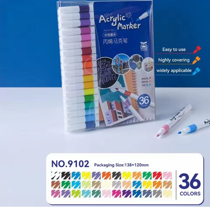 12/24/36/48/60/80/pcs Children Acrylic Market Pen
