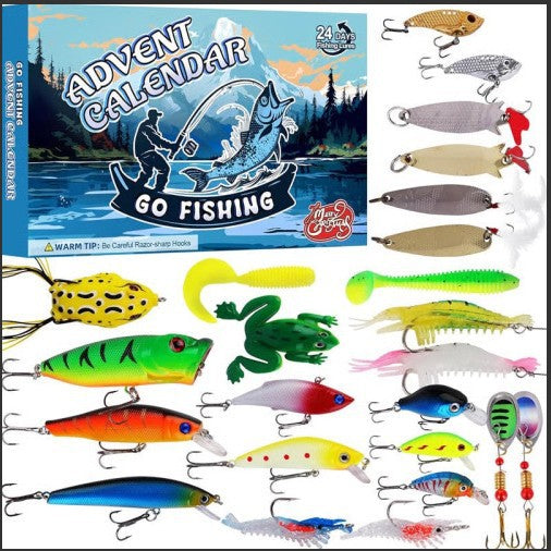 Fishing Lure Advent Calendar