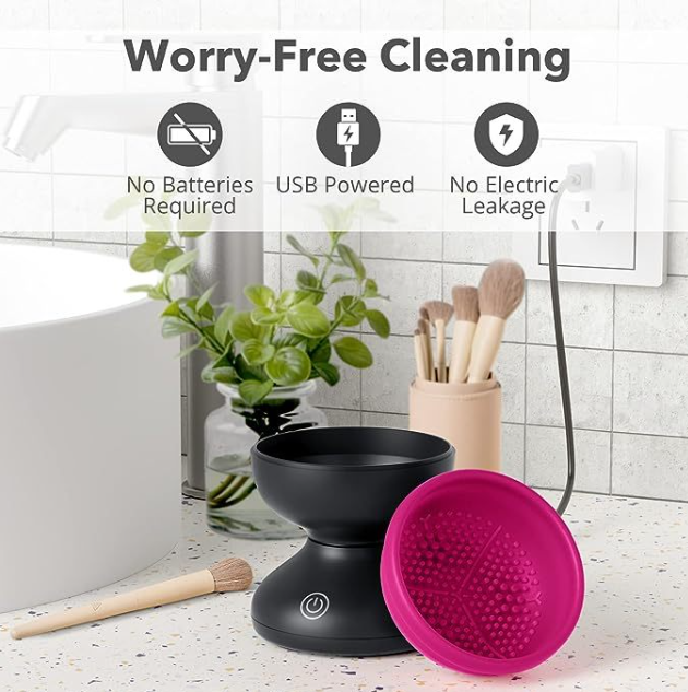 Beauty Tools Powder Puff Deep Electrical Cleaner Worry-free Cleaning