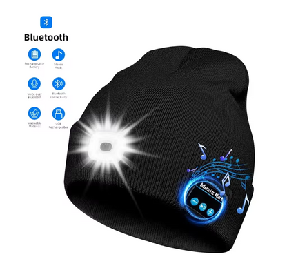 Bluetooth Beanie with Light