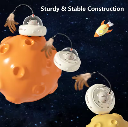 Cat Laser with Feather Toy